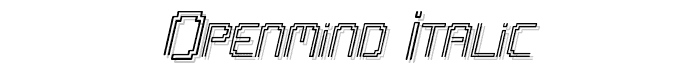 OpenMind Italic font